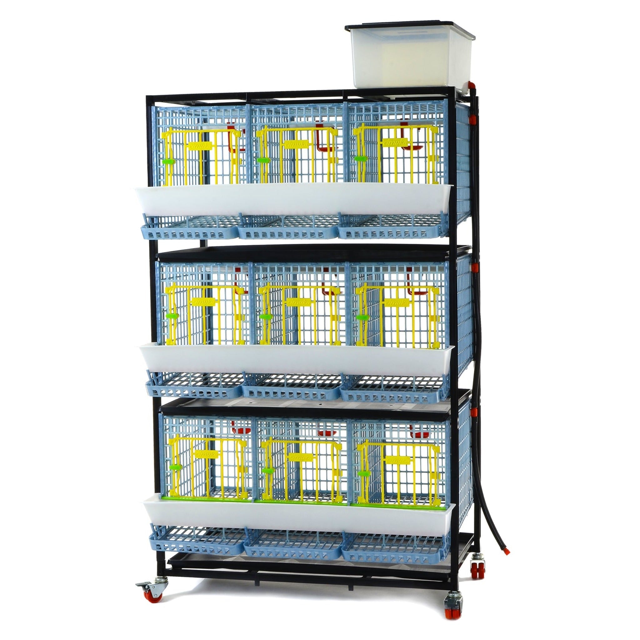 Jaula para gallinas Cimuka - 3 niveles Altura: 38 cm