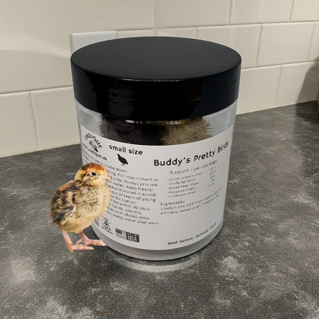 Undique Buddy's Pretty Birds Front Packaging