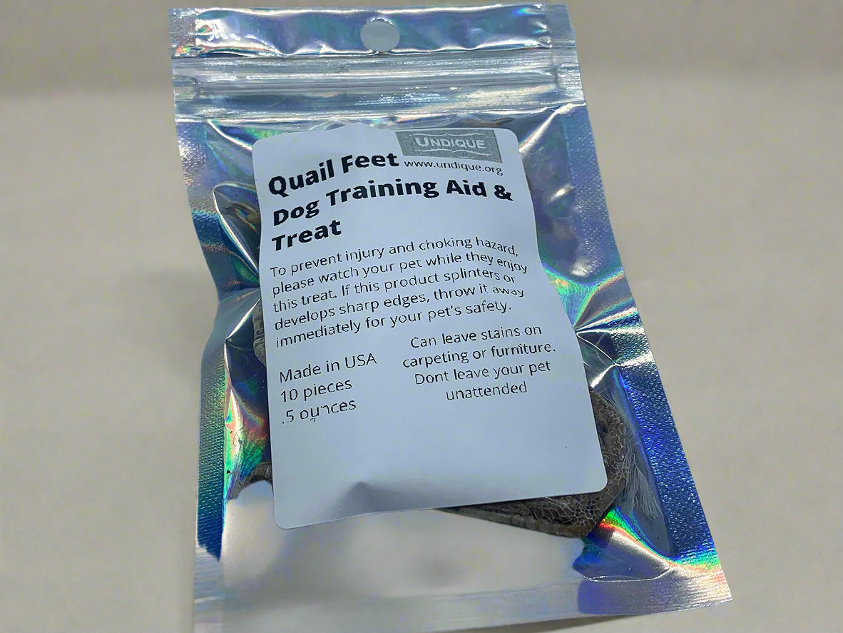 Undique Quail Feet Dog Training Aid & Treat