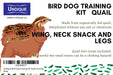 Undique Quail Wing, Neck Snack and Legs Treats