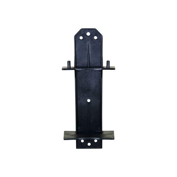 Wall or tree mount cone hanger for poultry slaughtering equipment.
