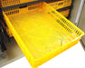 Washable egg hatcher basket for the final days of incubation