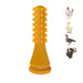 Yellow ProA PF-PROFIA natural rubber poultry plucking fingers.
