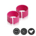 Zip-connection bird leg bands for flock identification and record-keeping