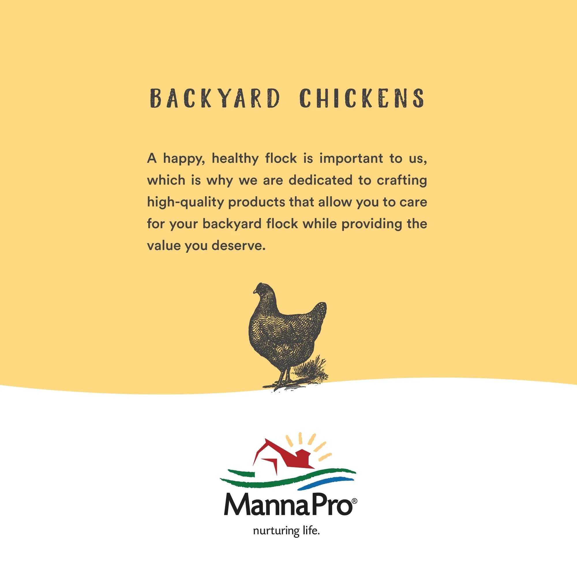 MannaPro All Flock Crumbles Priobiotics 16% 8 LB