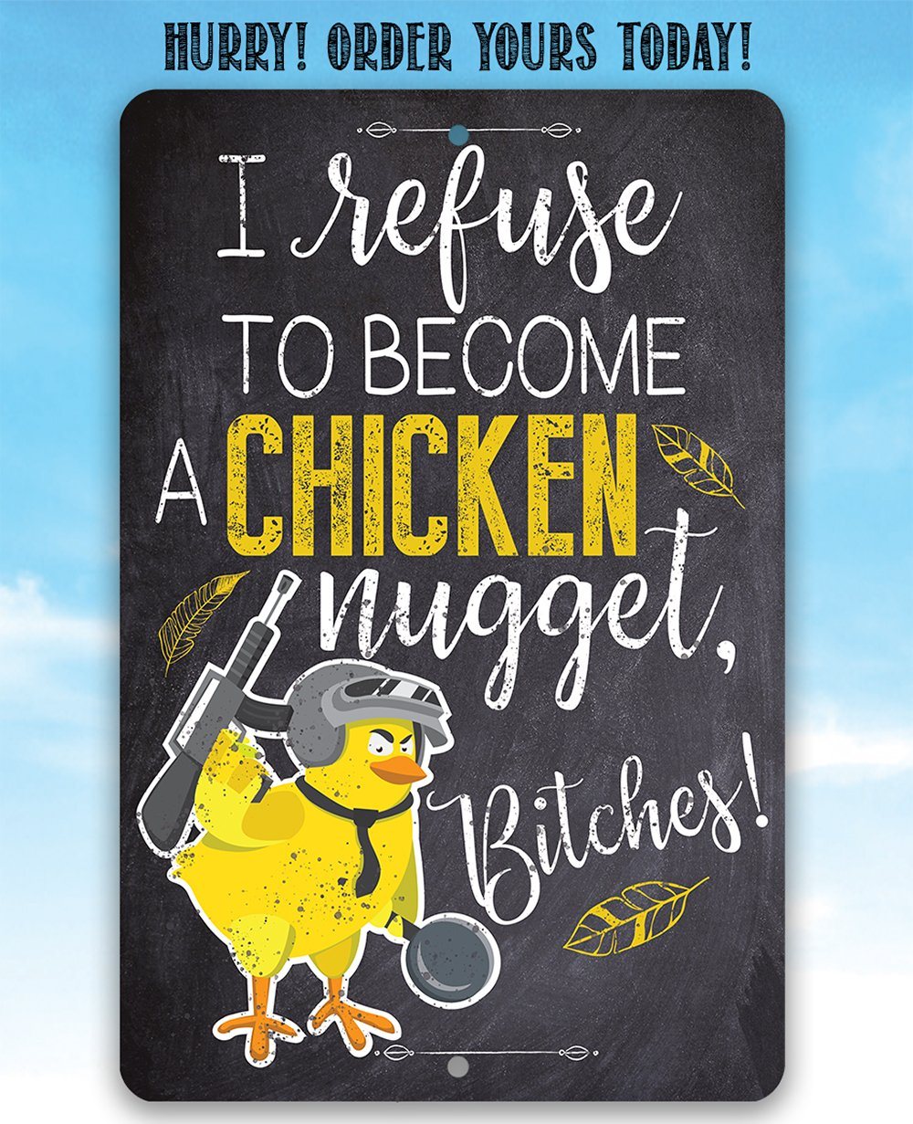 Chicken Nugget - Metal Sign