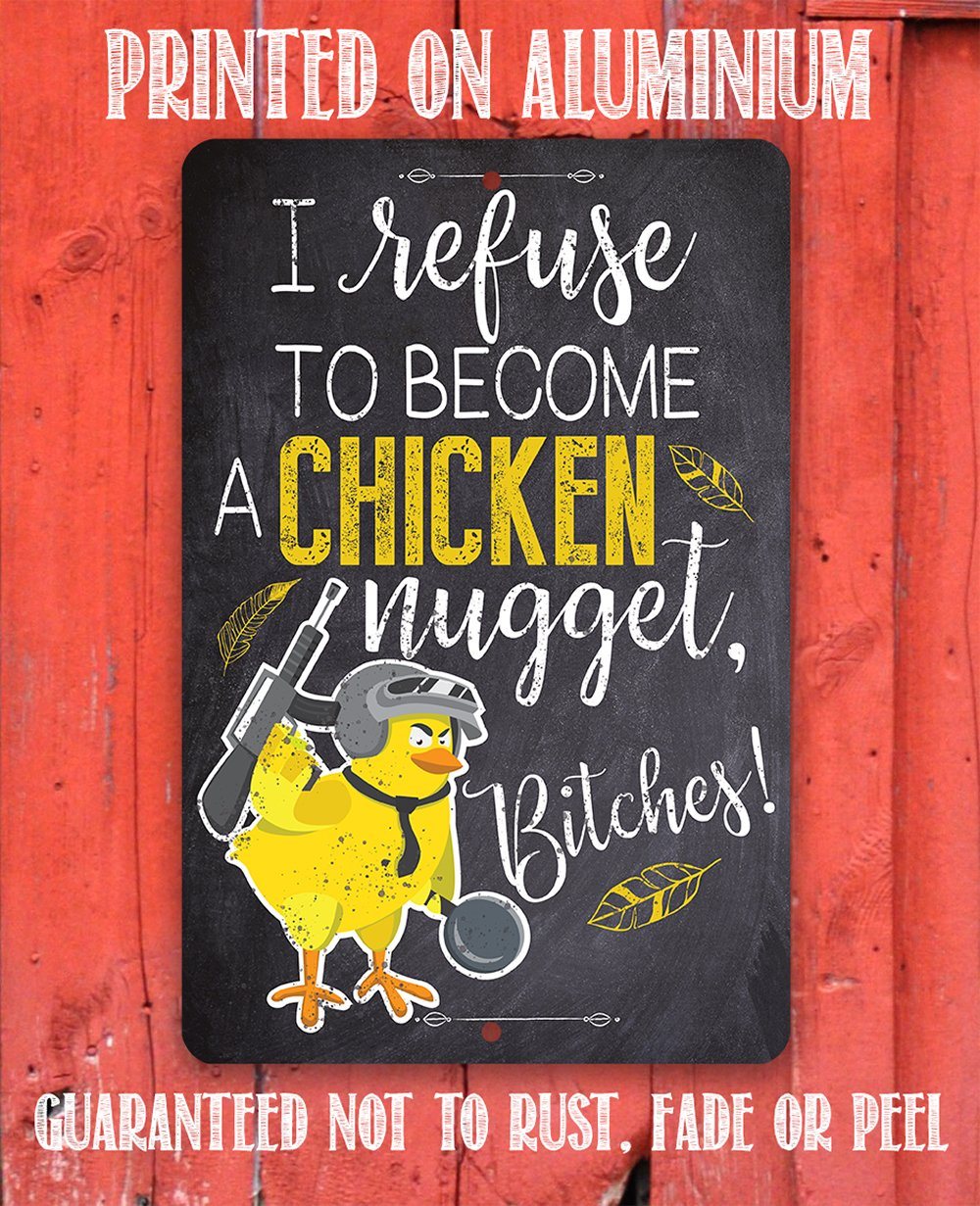 Chicken Nugget - Metal Sign