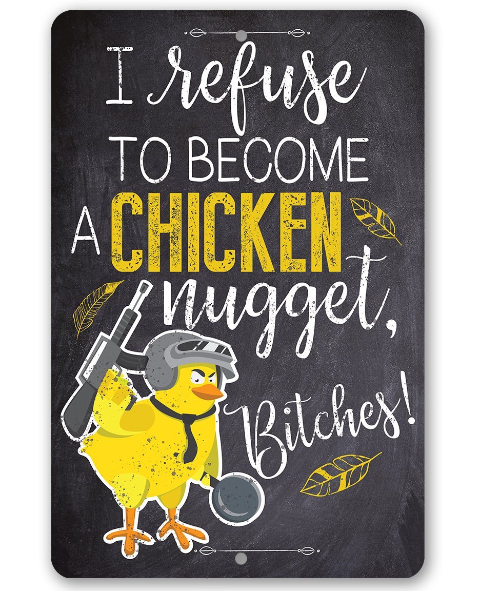 Chicken Nugget - Metal Sign