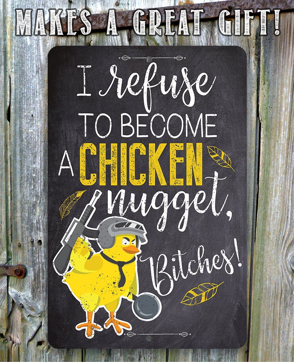 Chicken Nugget - Metal Sign