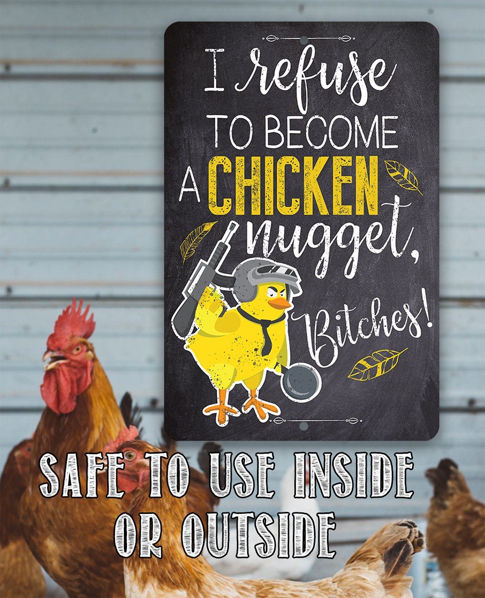 Chicken Nugget - Metal Sign