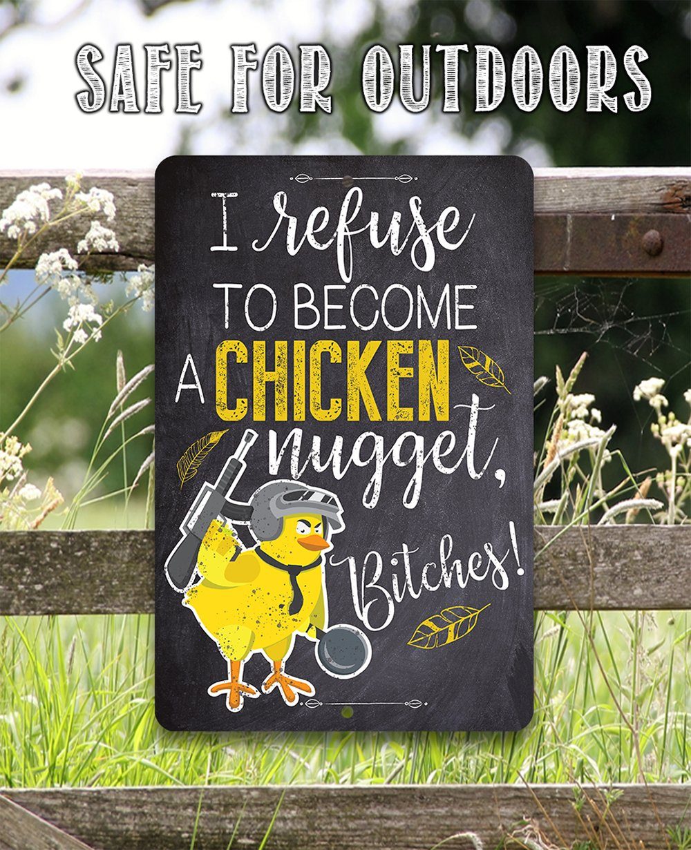 Chicken Nugget - Metal Sign
