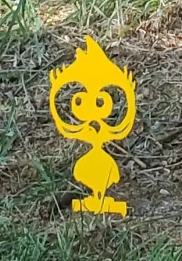 The Metal Peddler Chickens Yard & Garden Stakes flower beds and yard art