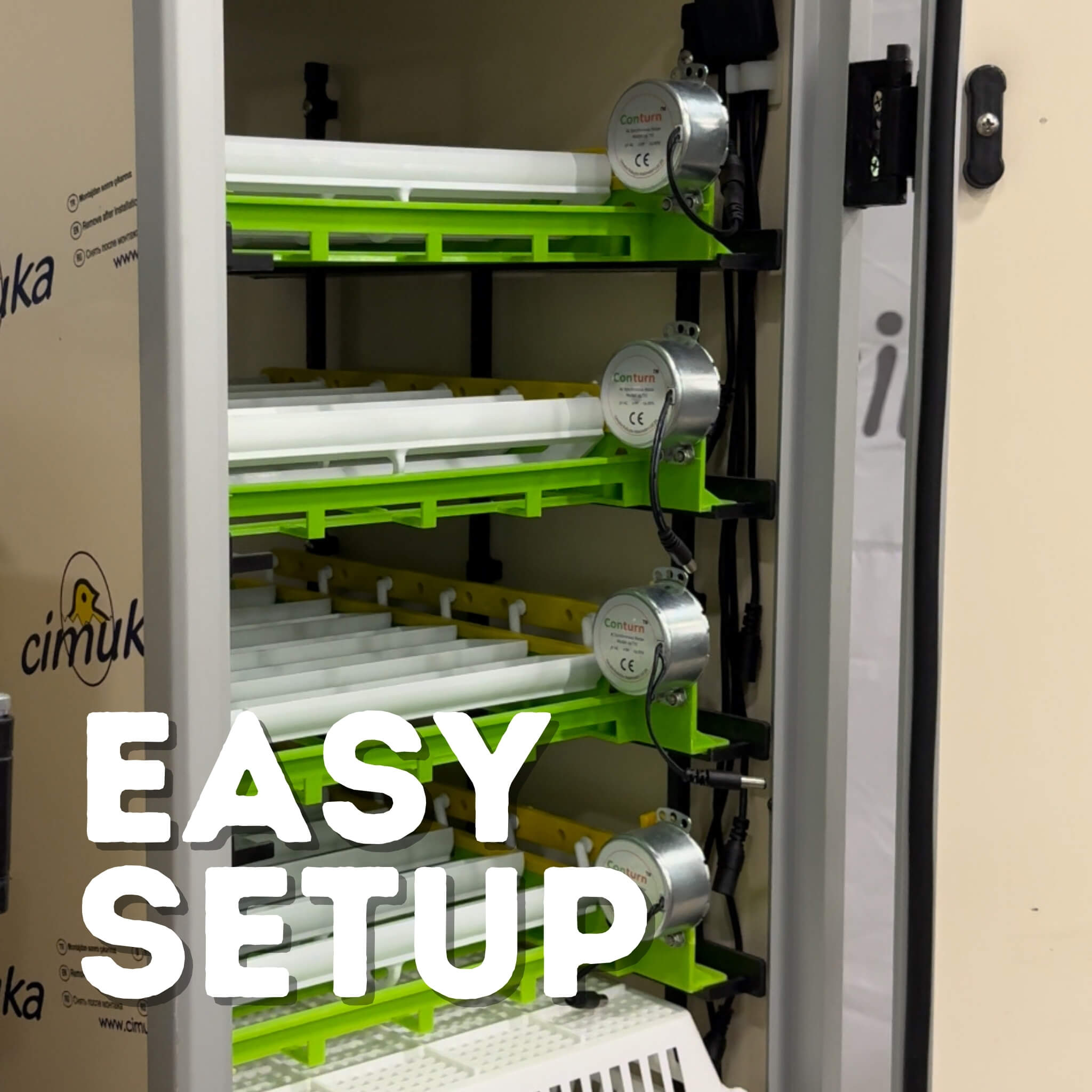 Cimuka CT180 SH - Egg Incubator - Setter & Hatcher