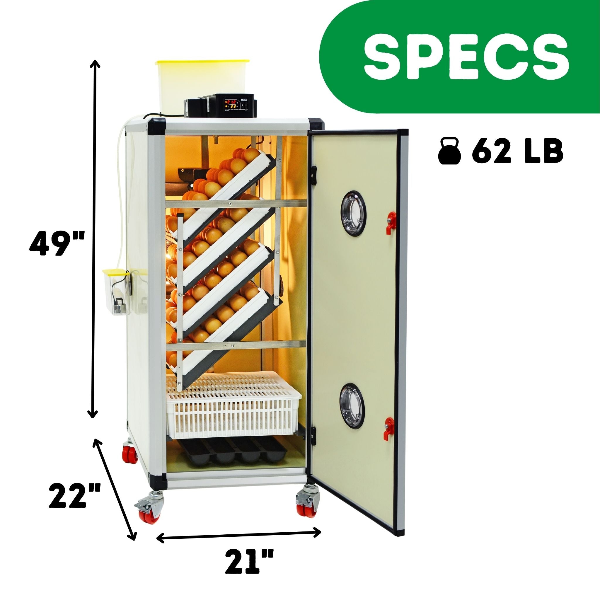 Cimuka HB175 C - Egg Incubator - Setter & Hatcher