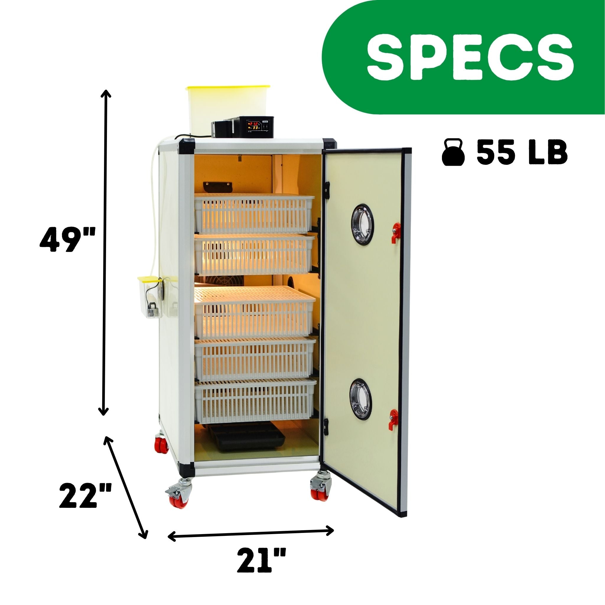 Cimuka HB175 H - Egg Incubator - Hatcher