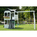 2MamaBees Reign Two Story Swing Set & Climber Black & White Farmhouse Style 7