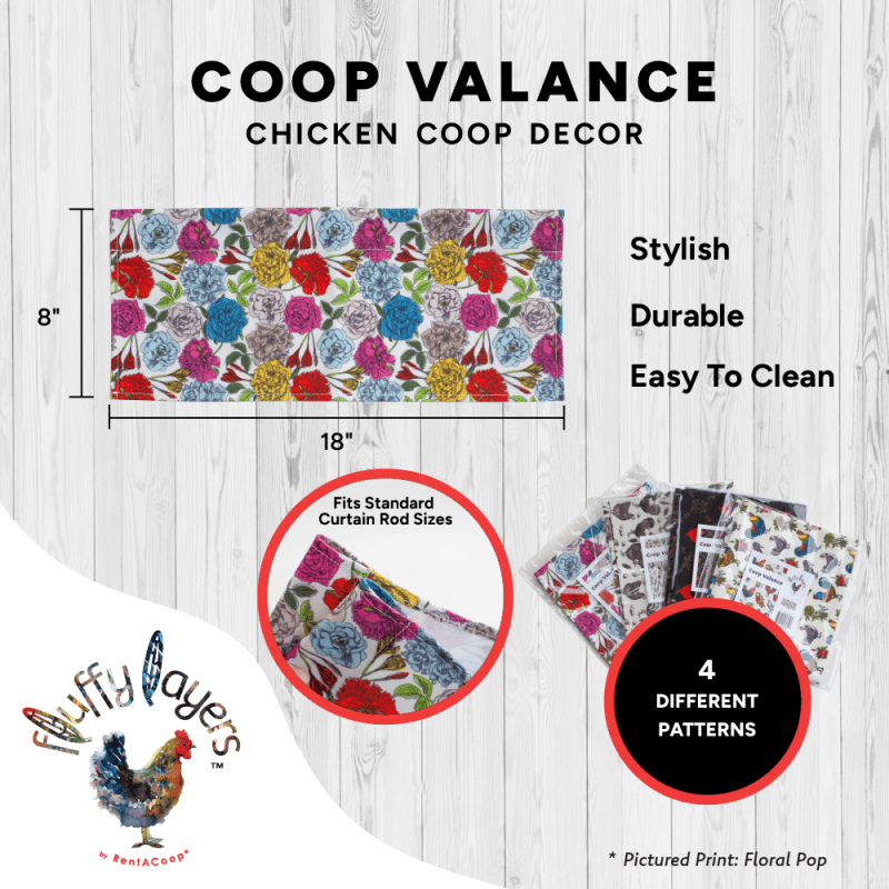 Fluffy Layers Coop Valances - Haute Coopture