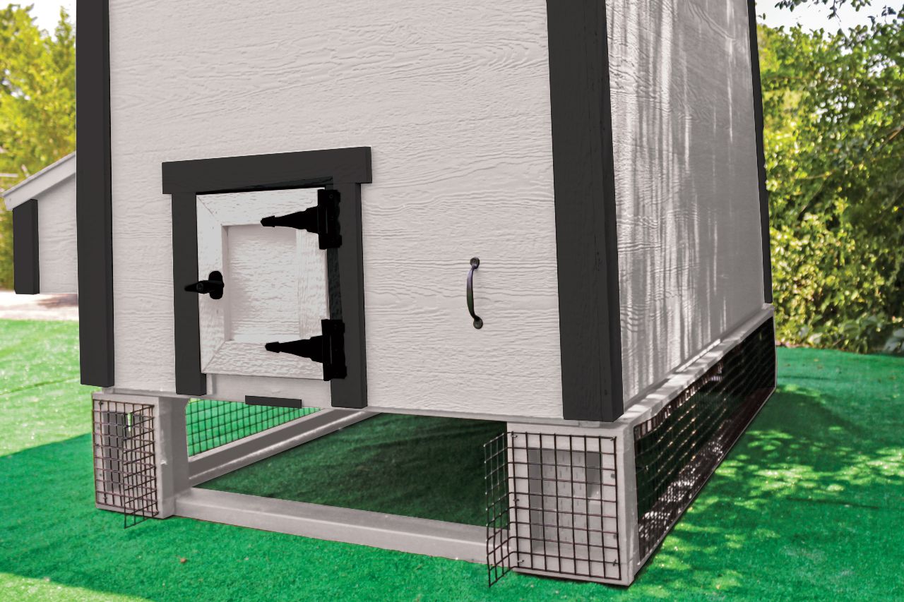 OverEZ Large Wire Chicken Coop Panels in Red, White or Blue