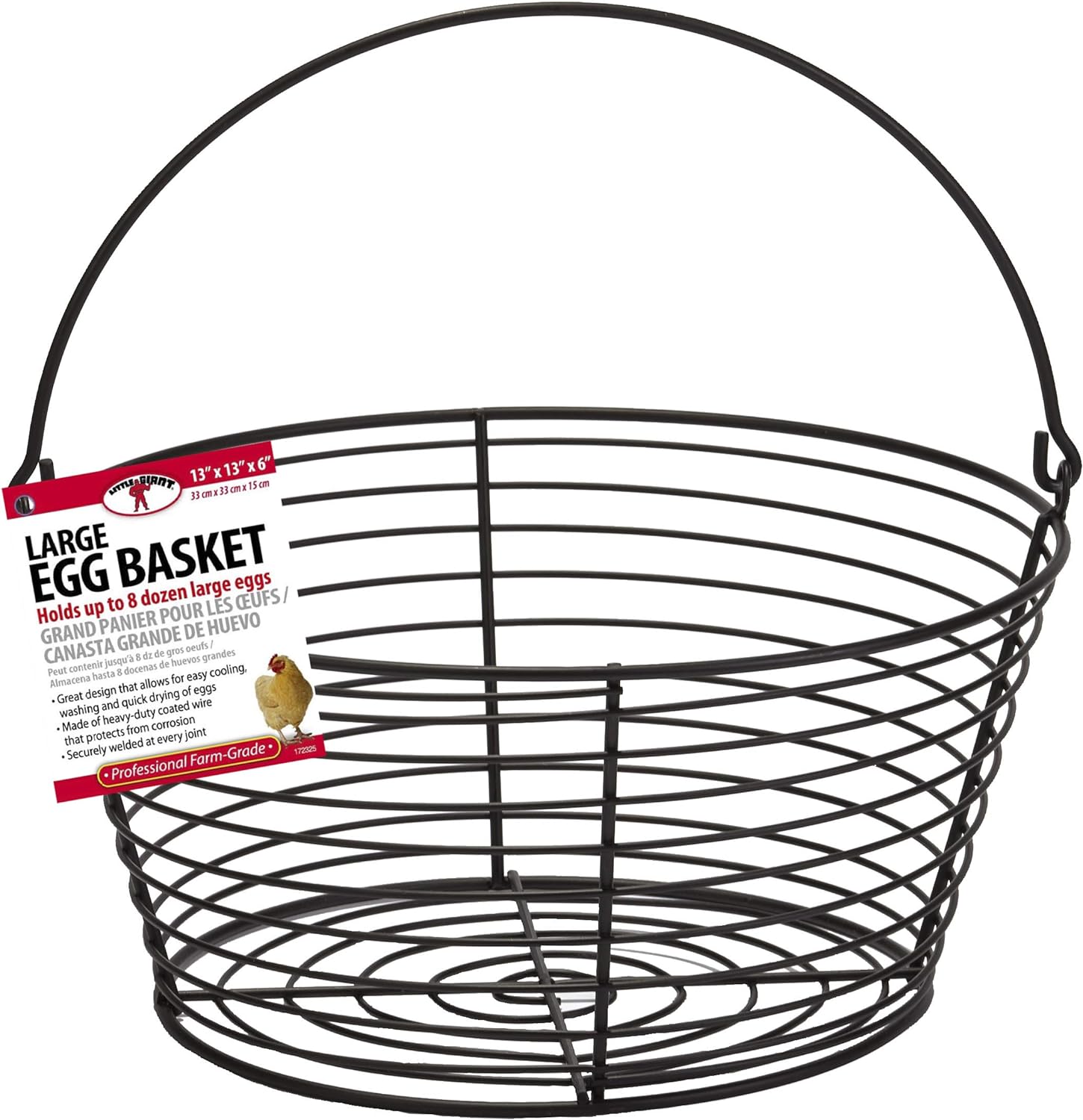 Little Giant Large Egg Basket 13'x13x6'
