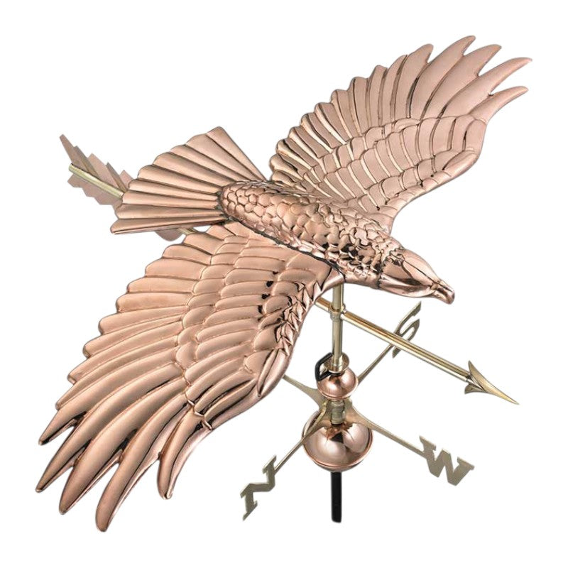 Hawk Weathervane - Copper