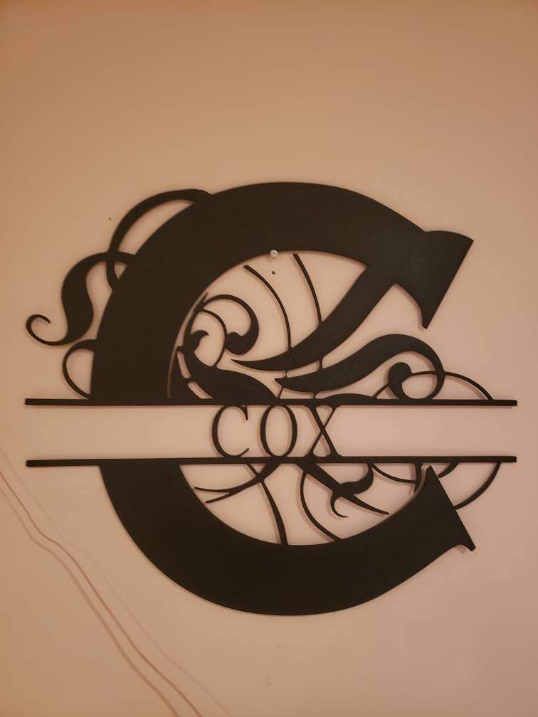 Martin Metalwork Custom Monogram for Chicken Coops