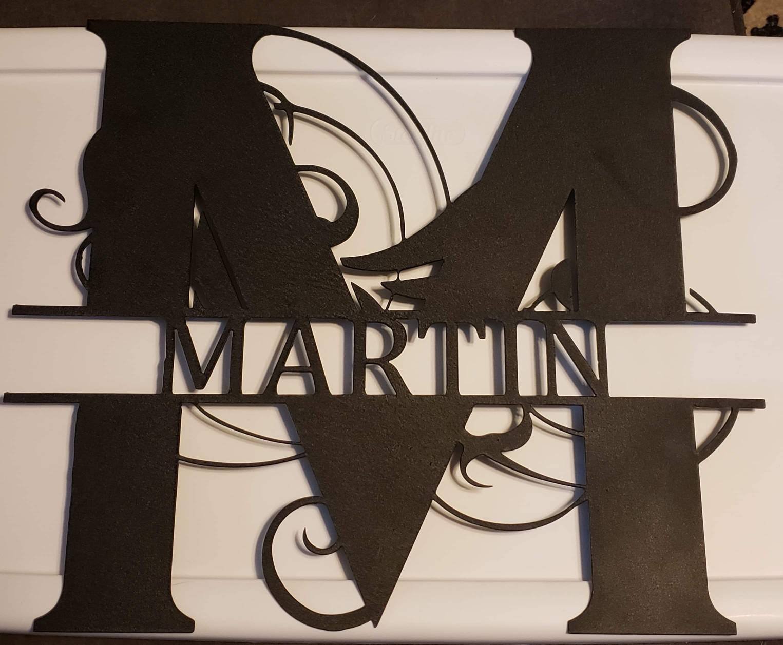 Martin Metalwork Custom Monogram for Chicken Coops