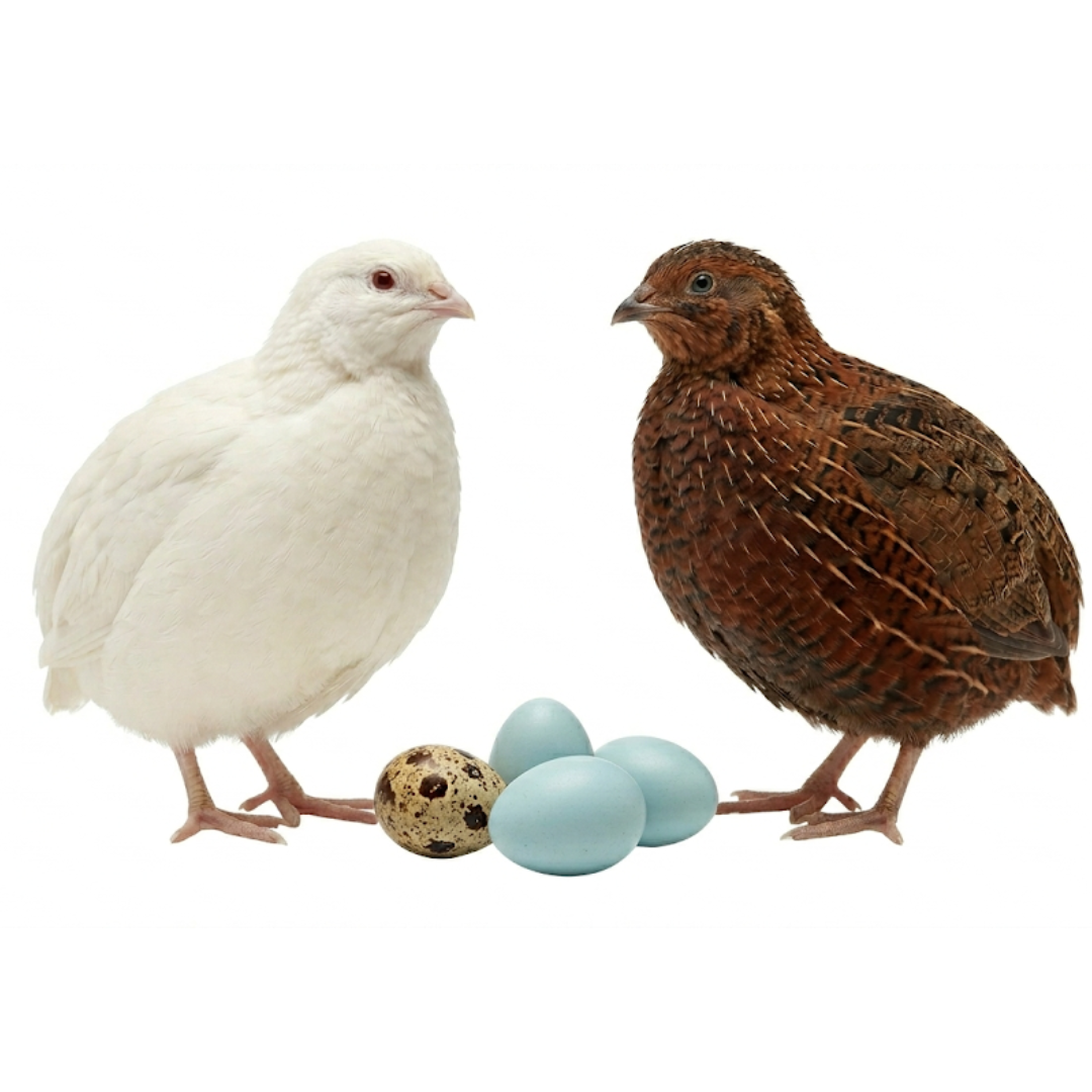 Lone Star Red,White and Blue Special Edition Quails Hatching Eggs 24-Count Premium Blue Egg Layer Assortment