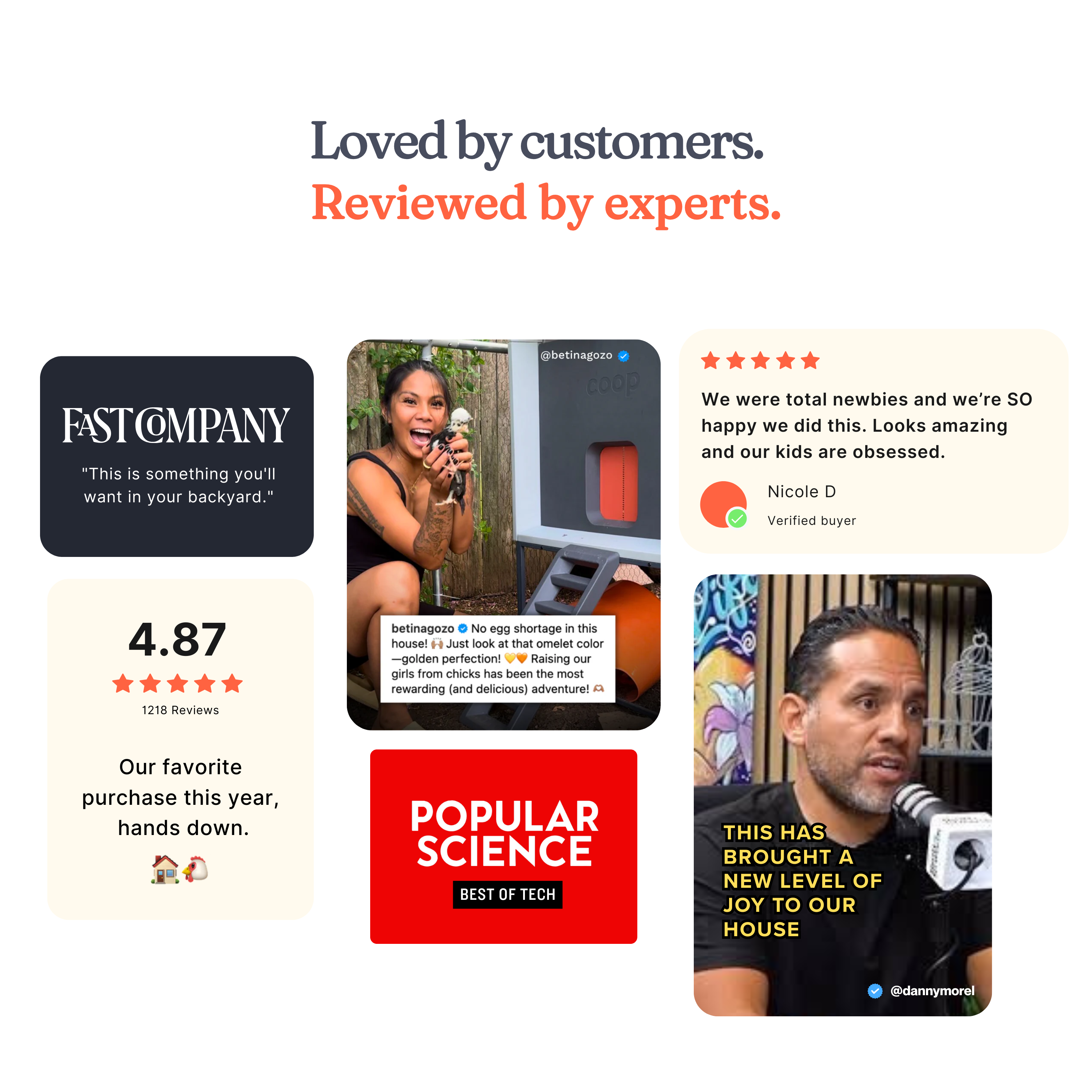 The Smart Coop Unlimited+ Modern Chicken Coop for 4-6 chickens