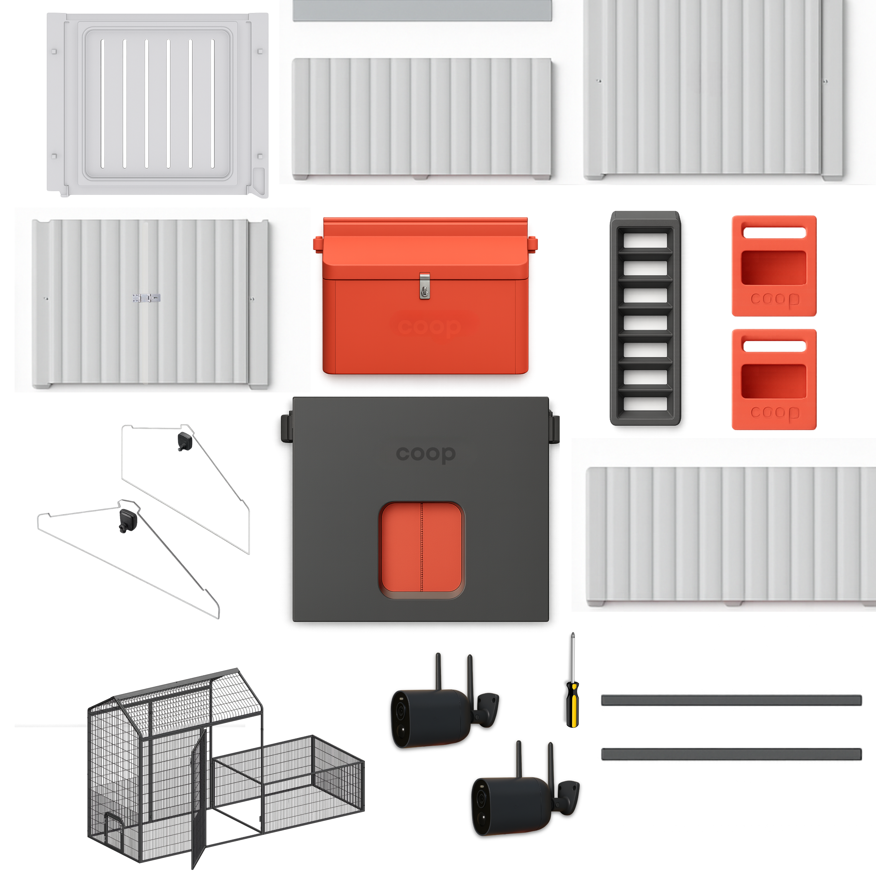 The Smart Coop Unlimited+ Modern Chicken Coop for 4-6 chickens