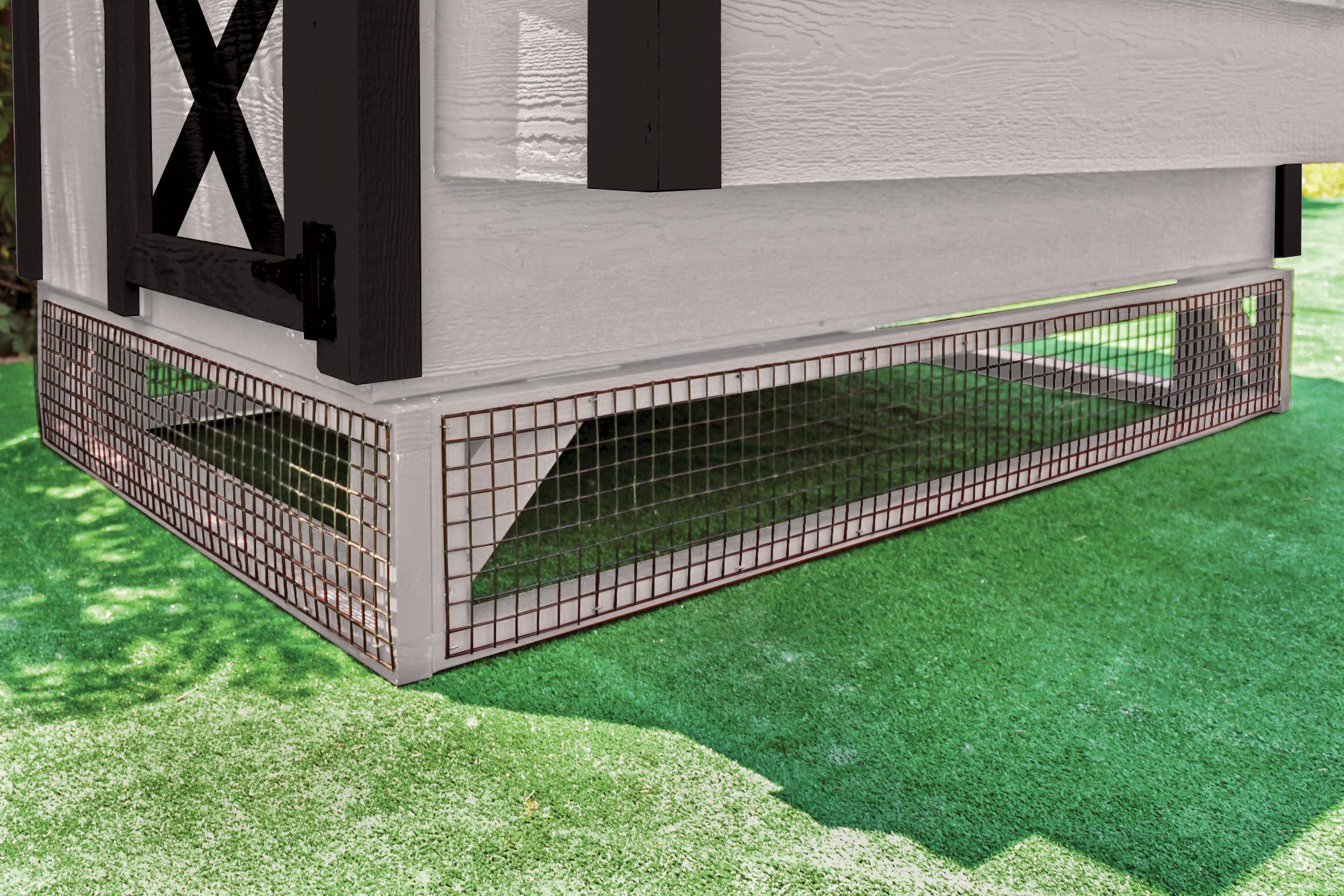 OverEZ Large Wire Chicken Coop Panels in Red, White or Blue