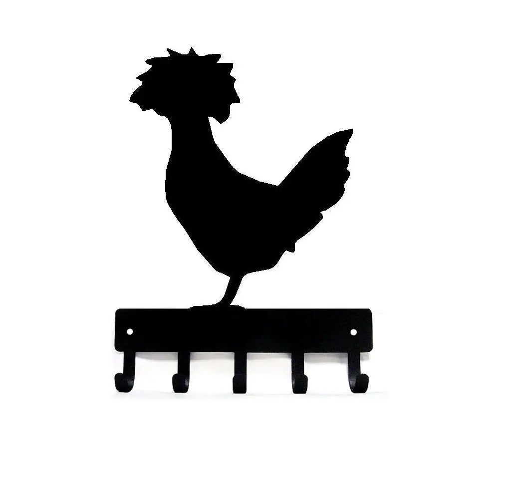 The Metal Peddler Polish Chicken #2 Key Rack