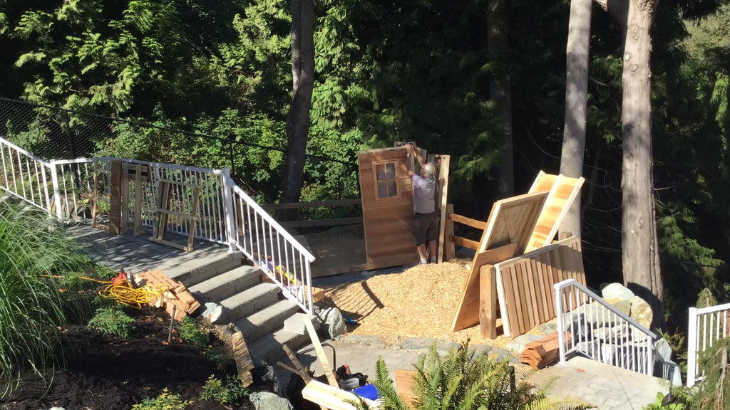 CedarShed Hobbyhouse Assembly Video