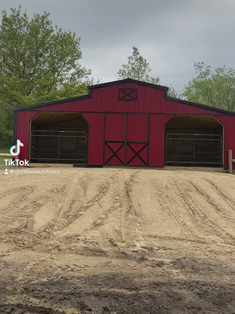 Driftless Outdoors 12’ x 30’ Kentucky Style Barn video tour