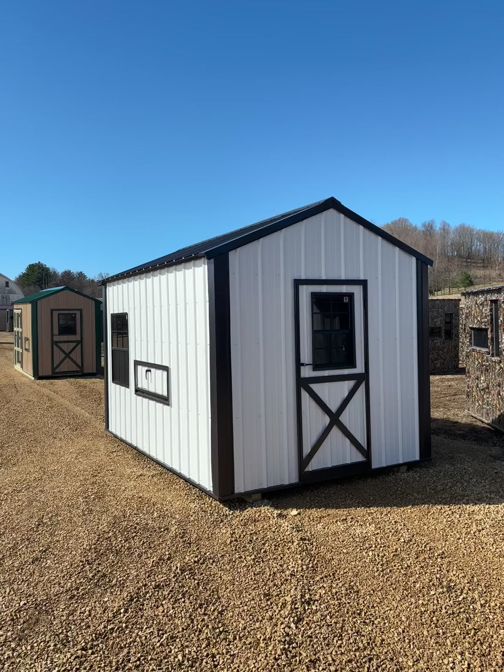 Driftless Outdoors Country Coop with Feed Room 8 x 12' White video tour