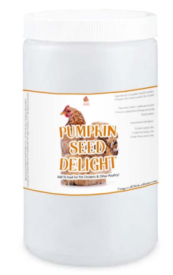Pampered Chicken Mama Pumpkin Seed Delight - Add To Feed For For Healthy Coops