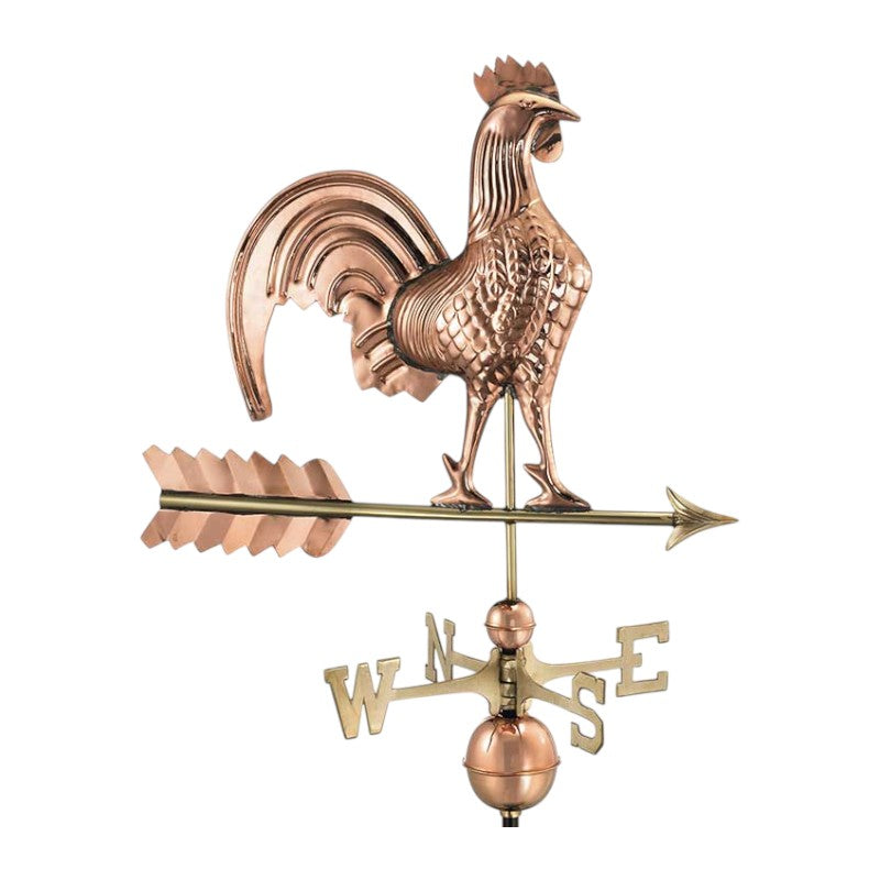 Rooster Weathervane Model 3 - Copper