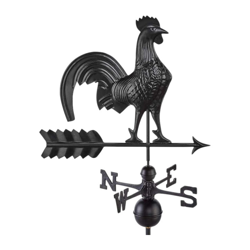 Rooster Weathervane - Black