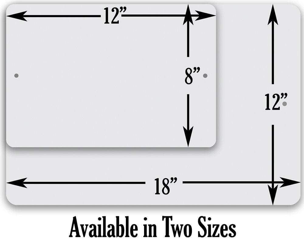 Beware of Chickens - Metal Sign