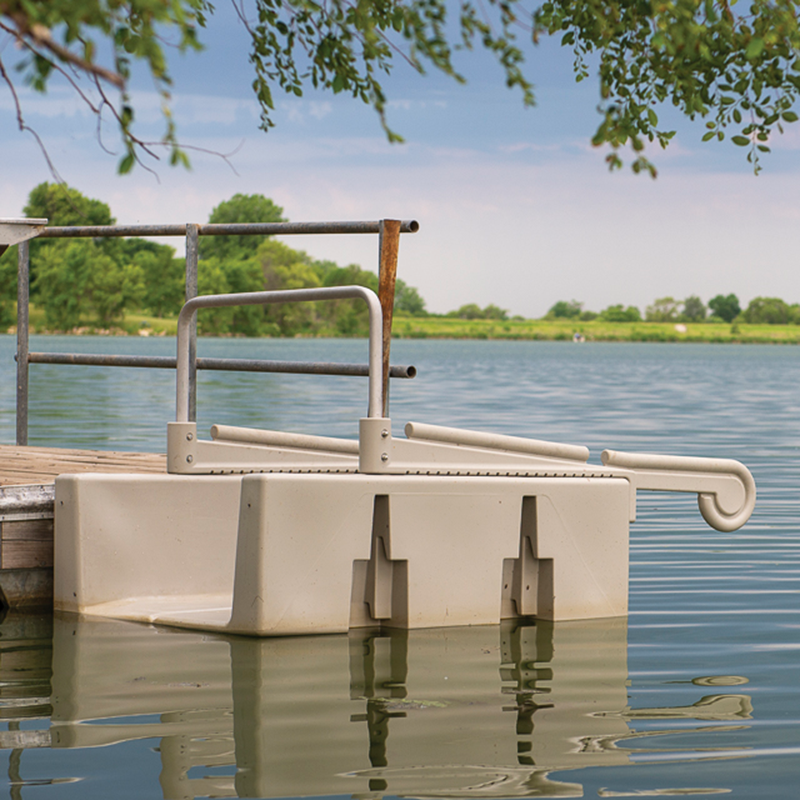 Connect-A-Dock YAKport Kayak Launch Bundle Attach to Existing Floating Docks